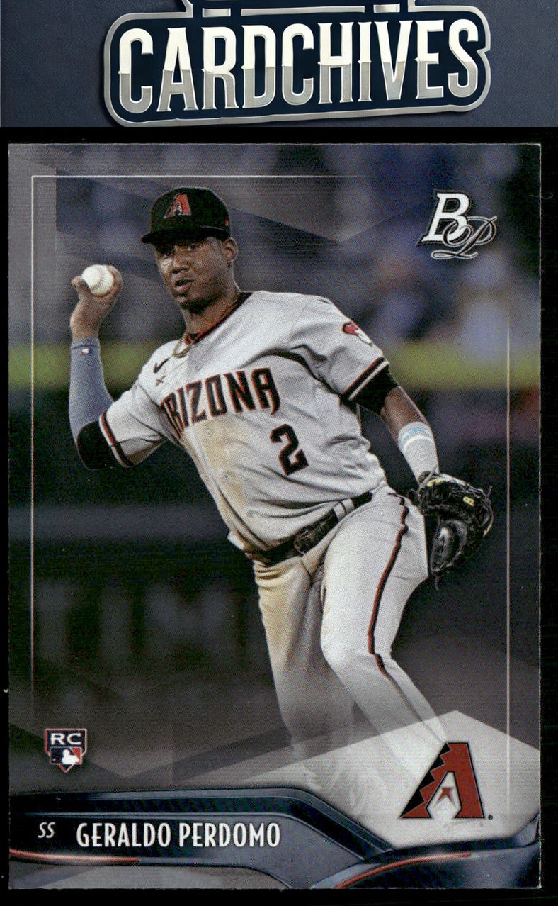 Geraldo Perdomo 2021 Bowman Platinum #2 Rookie