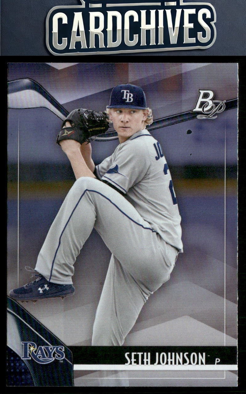 Seth Johnson 2021 Bowman Platinum #TOP-96 Top Prospects