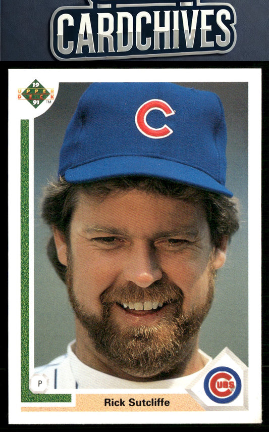 Rick Sutcliffe 1991 Upper Deck #473d