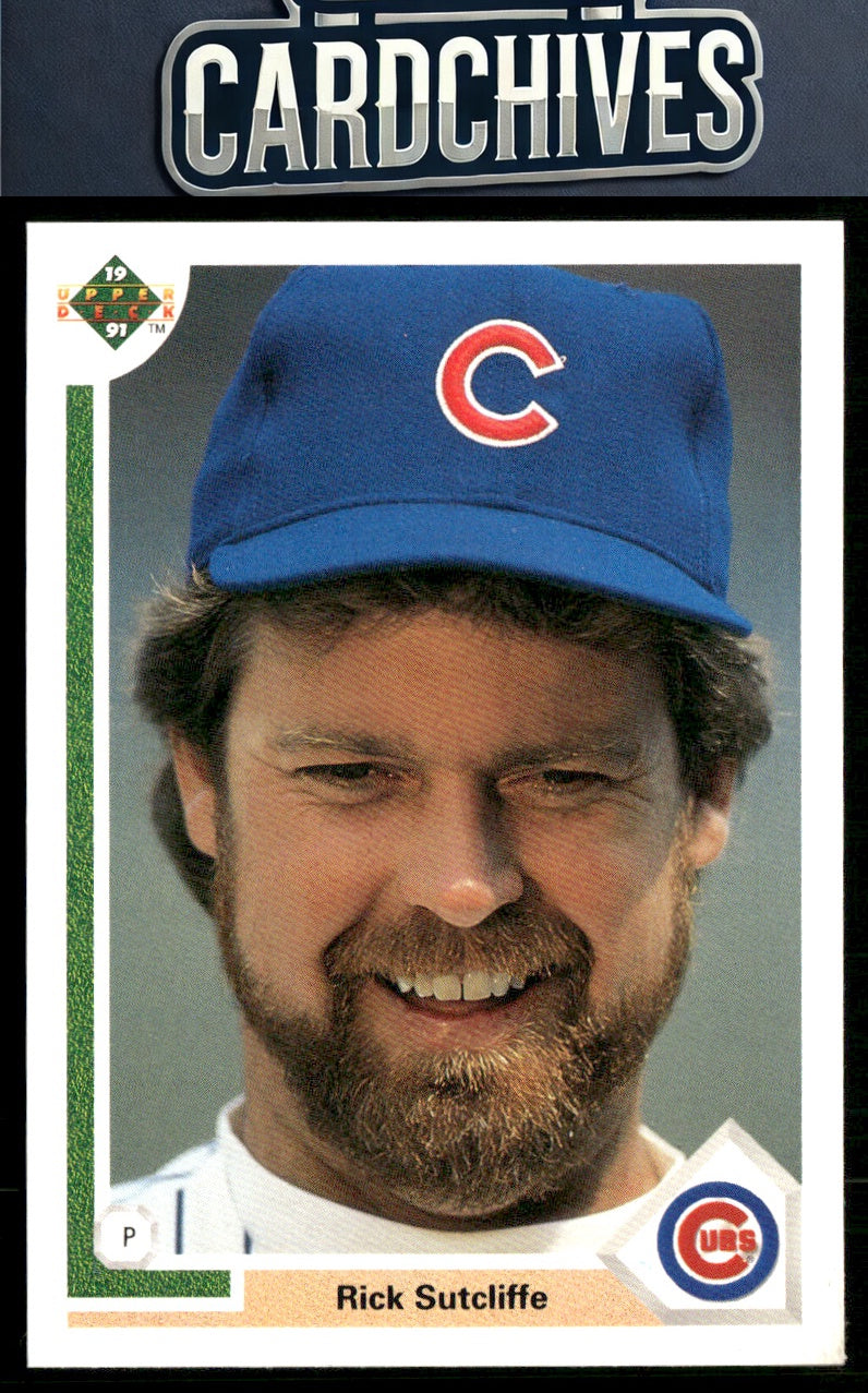 Rick Sutcliffe 1991 Upper Deck #473d