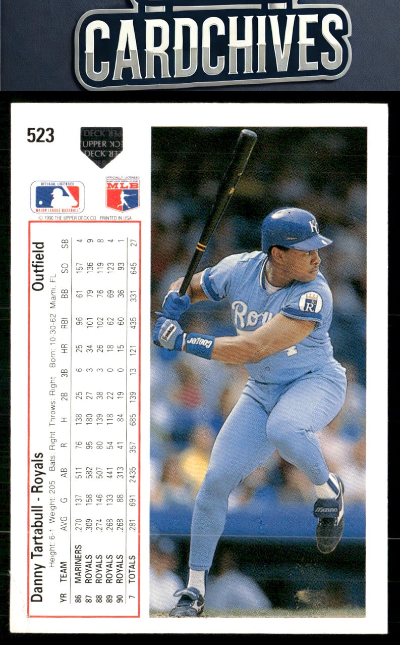 Danny Tartabull 1991 Upper Deck #523
