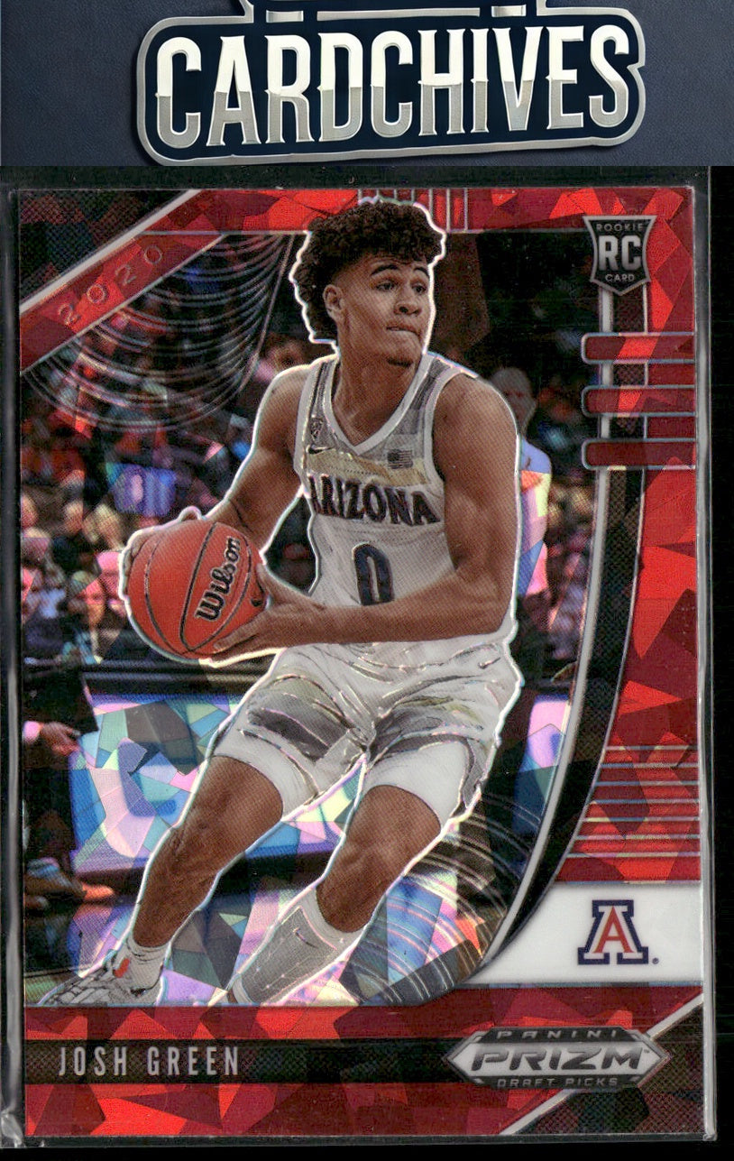 Josh Green 2020 Panini Prizm Draft Picks Collegiate #21 Red Ice