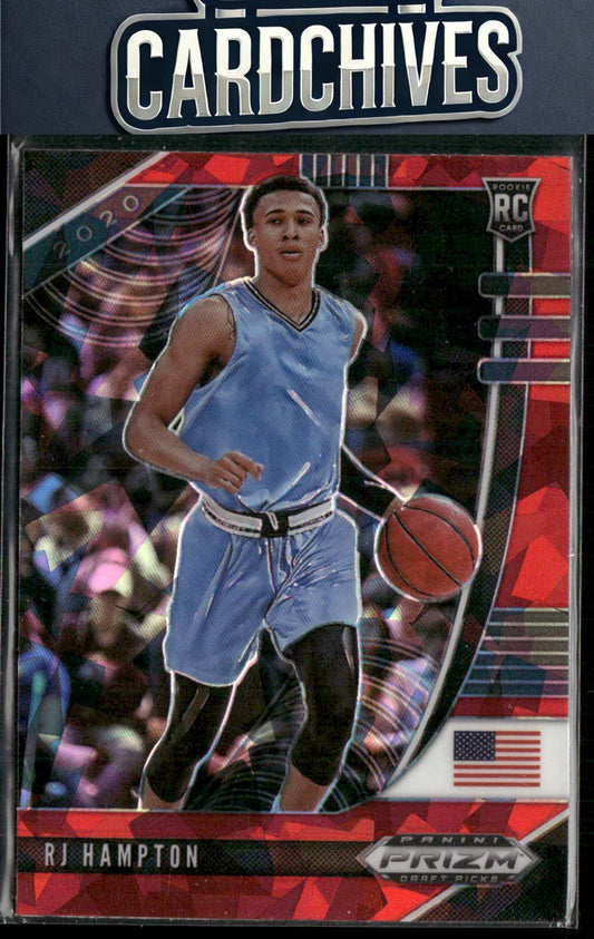 RJ Hampton 2020 Panini Prizm Draft Picks Collegiate #53 Red Ice