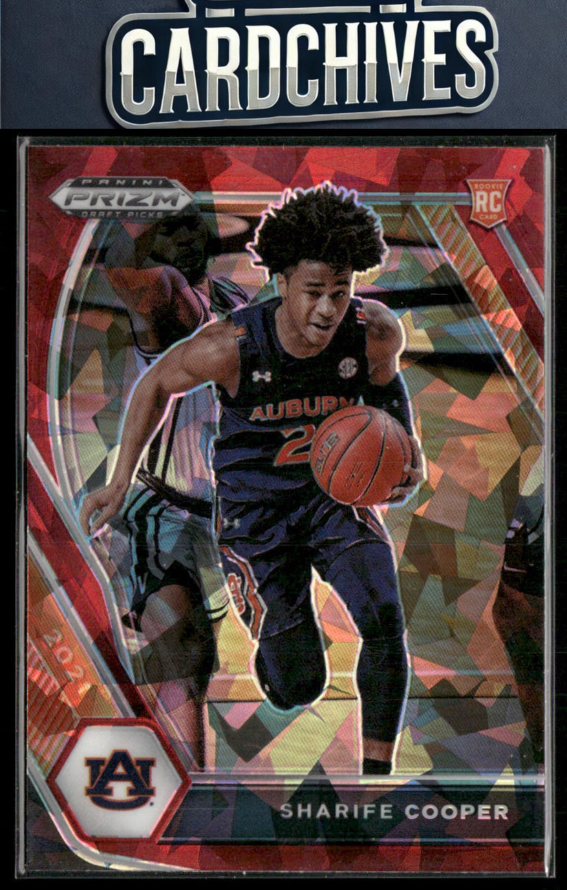 Sharife Cooper 2021 Panini Prizm Draft Picks #26 Red Ice