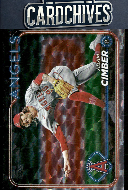Adam Cimber 2024 Topps Update #US282 Silver Crackle Foilboard