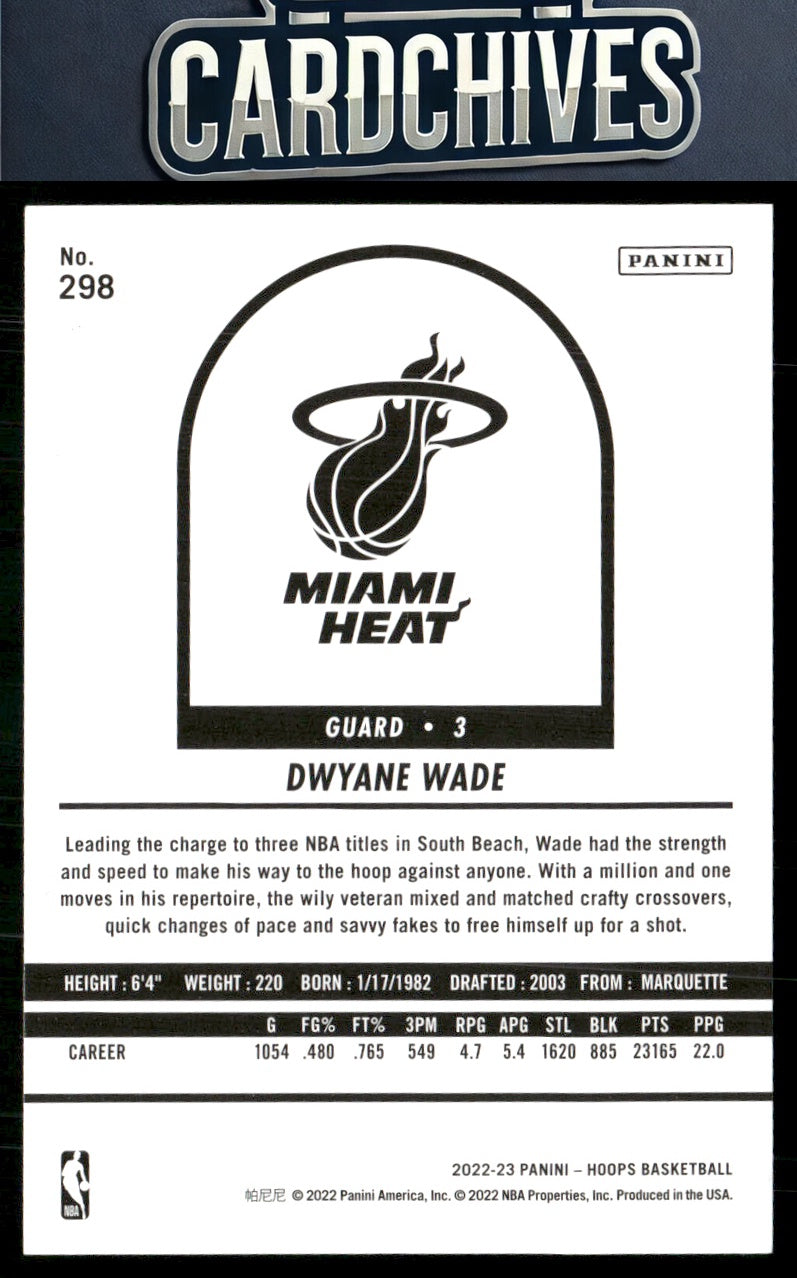Dwyane Wade 2022-23 Hoops Winter #298