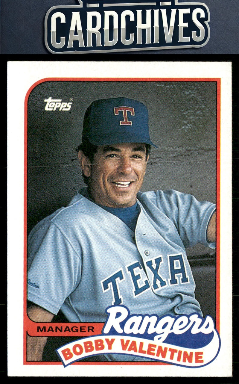 Bobby Valentine 1989 Topps #314