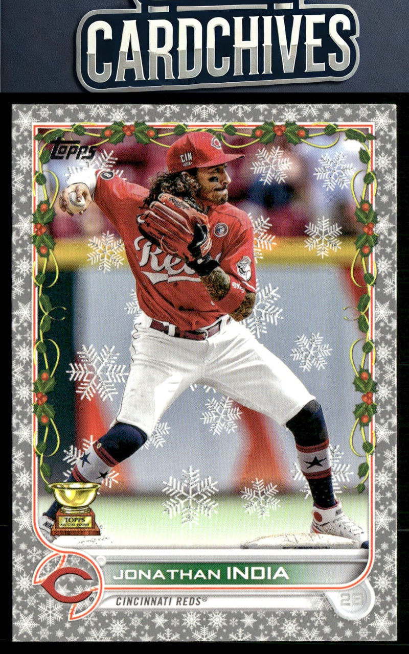 Jonathan India 2022 Topps Holiday #HW167 Metallic