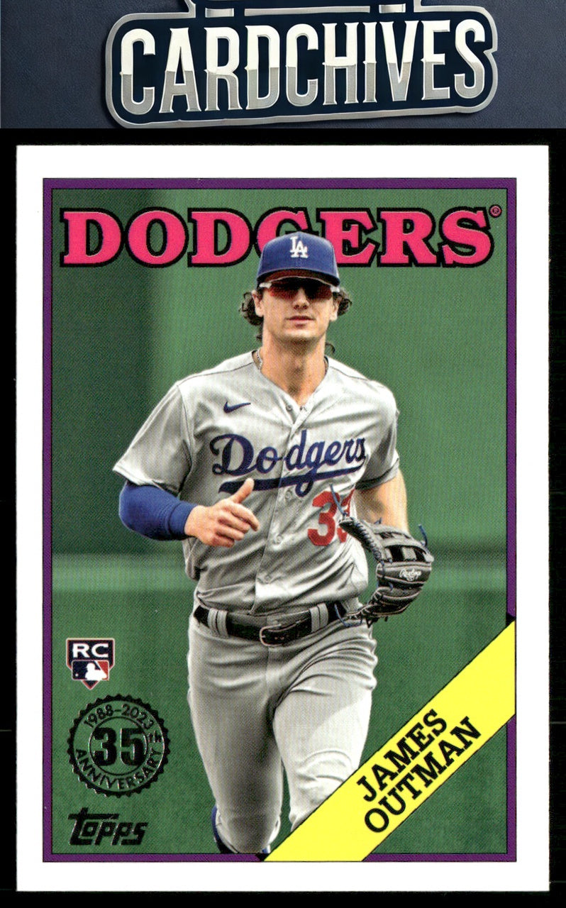 James Outman 2023 Topps Update #88US-5 1988 Topps Baseball 35th Anniversary