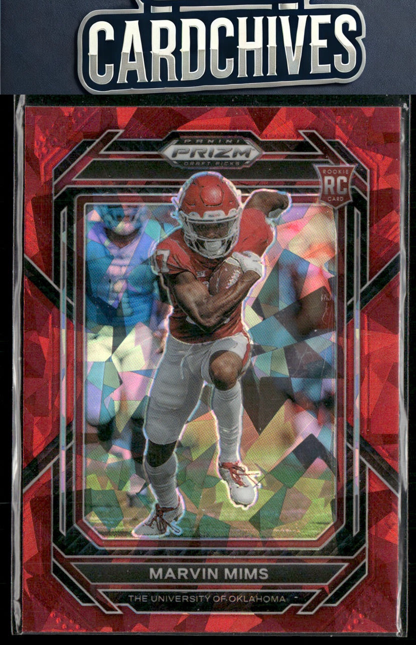 Marvin Mims 2023 Panini Prizm Draft Picks #146 Prizms Red Ice