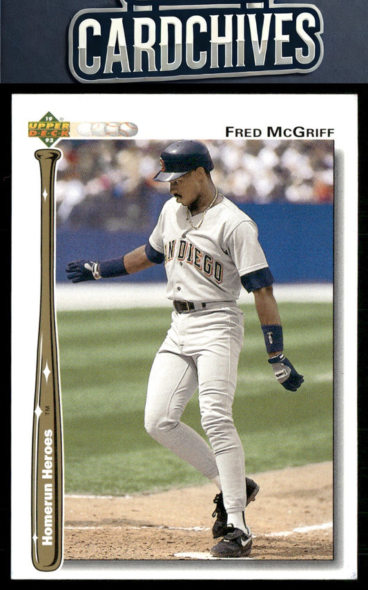 Fred McGriff 1992 Upper Deck #HR10 Homerun Heroes