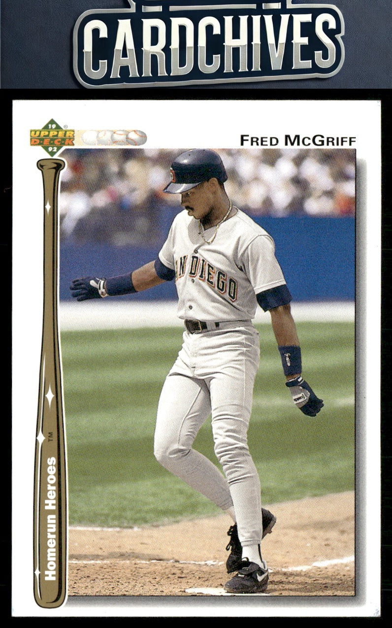 Fred McGriff 1992 Upper Deck #HR10 Homerun Heroes