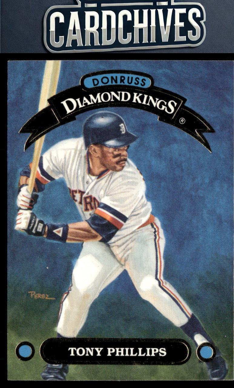 Tony Phillips 1992 Donruss #DK-25 Diamond Kings