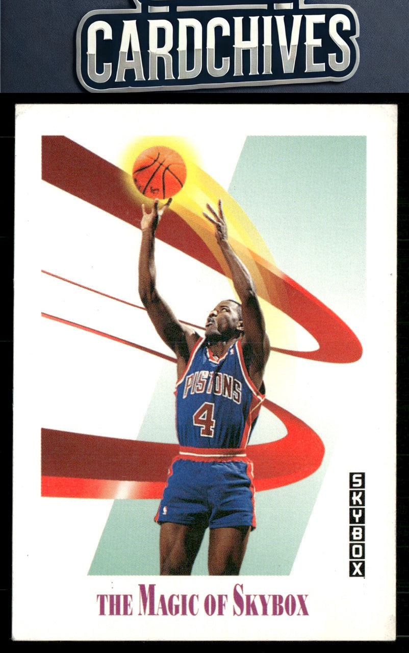 Joe Dumars 1991-92 SkyBox #565