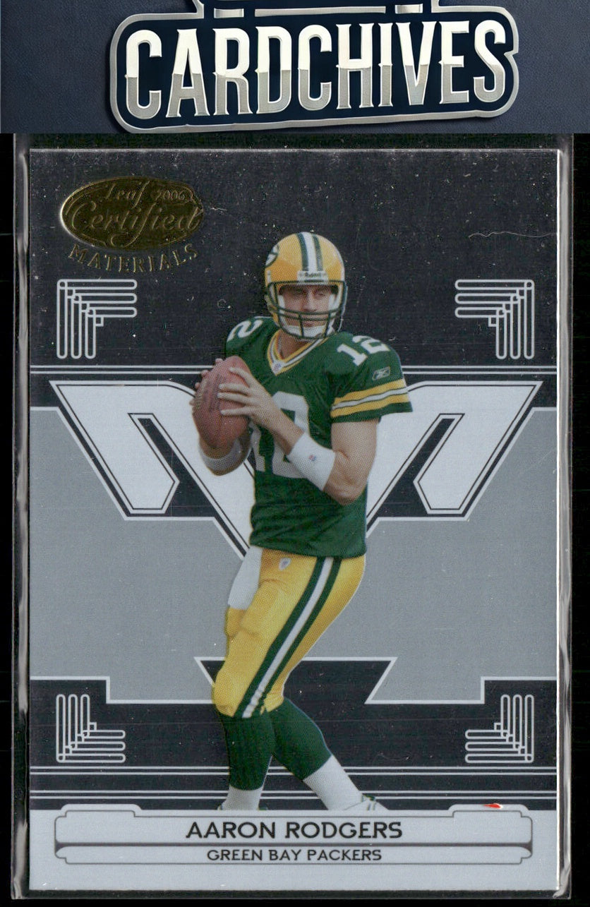 Aaron Rodgers 2006 Leaf Certified Materials #54
