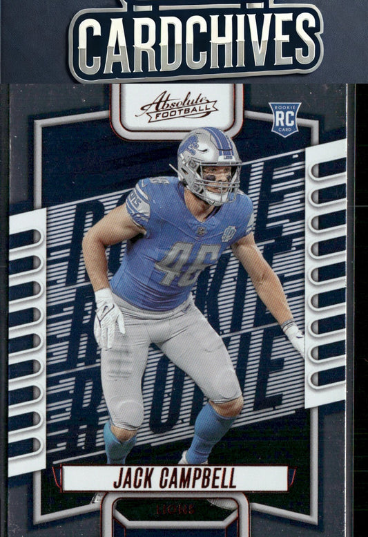 Jack Campbell 2023 Panini Absolute #154 Retail RC