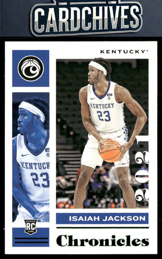 Isaiah Jackson 2021 Panini Chronicles Draft Picks #17 Black