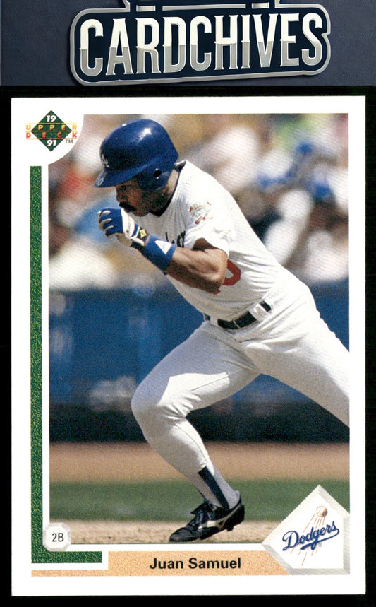 Juan Samuel 1991 Upper Deck #117