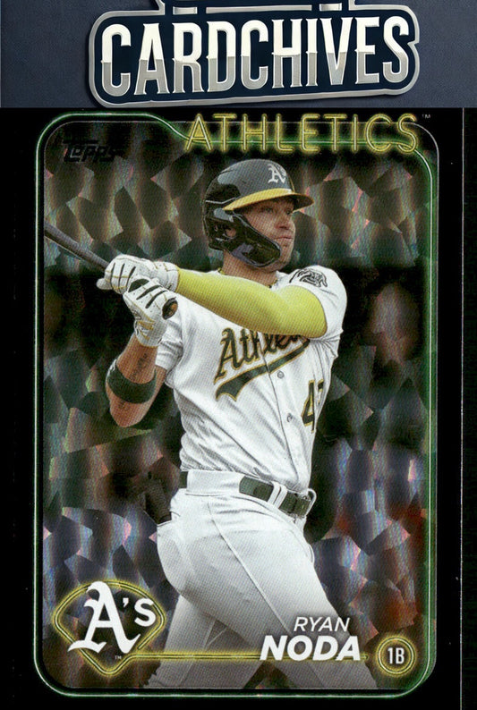 Ryan Noda 2024 Topps #404 Black Crackle Foil