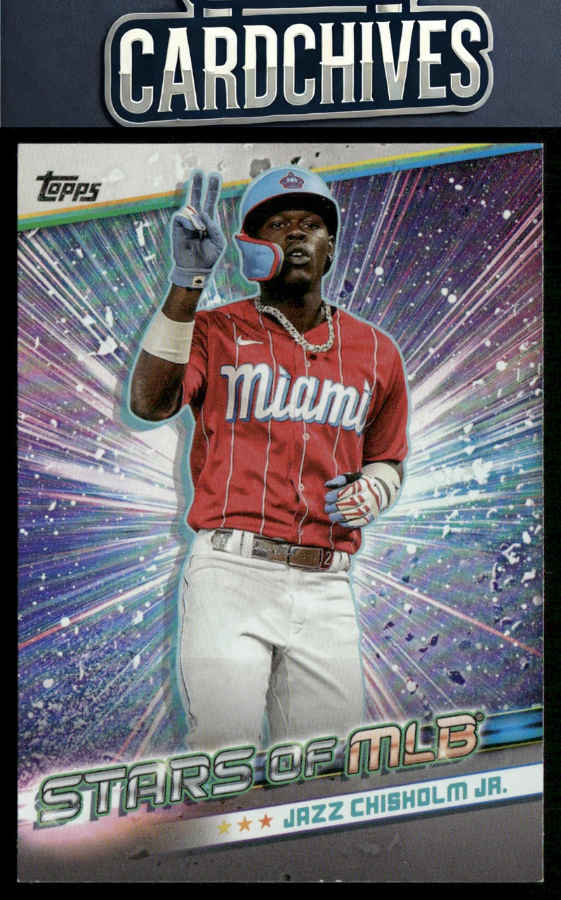 Jazz Chisholm Jr. 2022 Topps 1st Edition - Stars of MLB #SMLB-10