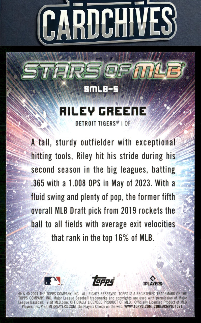 Riley Greene 2024 Topps #SMLB-5 Stars of MLB