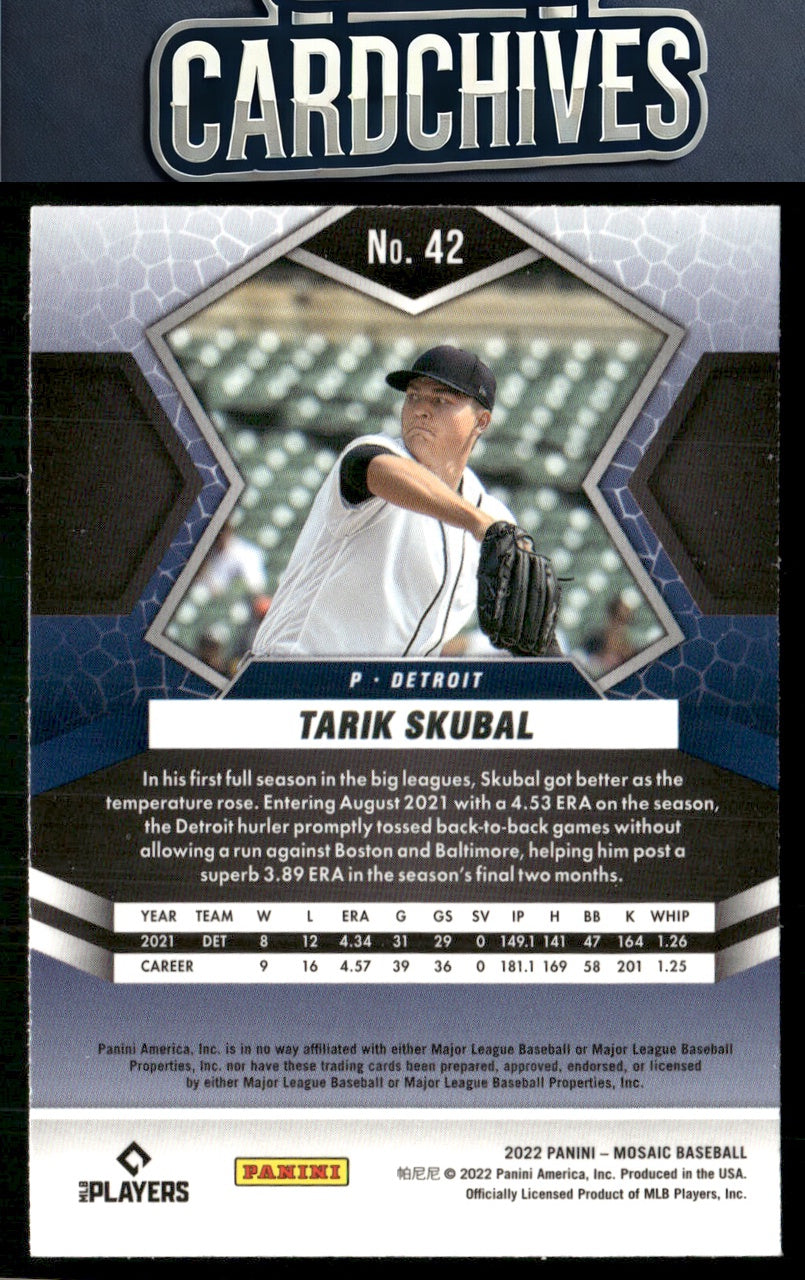 Tarik Skubal 2022 Panini Mosaic #42