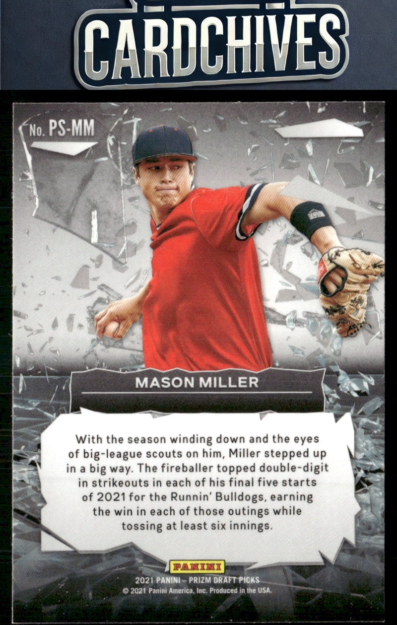 Mason Miller 2021 Panini Prizm Draft Picks #PS-MM Power Surge