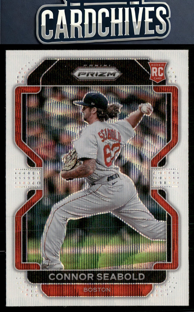 Connor Seabold 2022 Panini Prizm #86 White Wave Prizm RC