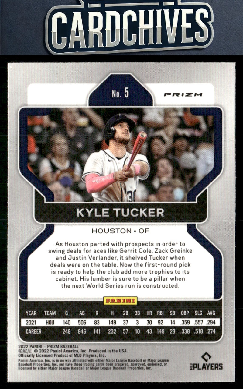 Kyle Tucker 2022 Panini Prizm #5 Purple Prizm