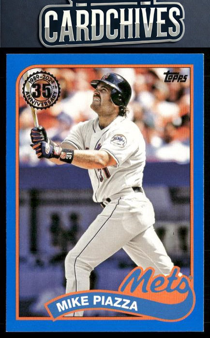 Mike Piazza 2024 Topps #89B2-43 1989 Topps Baseball 35th Anniversary Blue