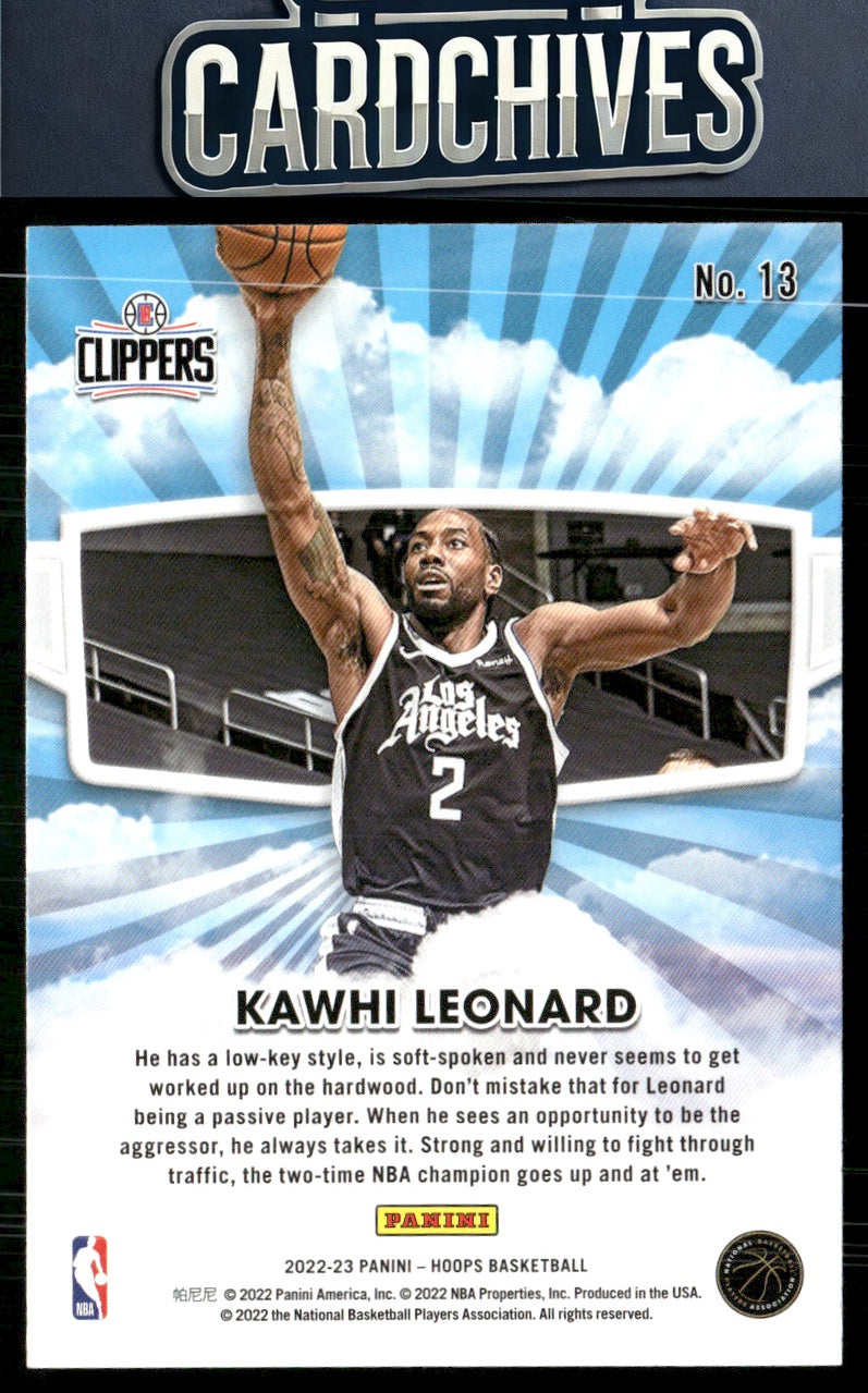 Kawhi Leonard 2022-23 Hoops Winter #13 Skyview