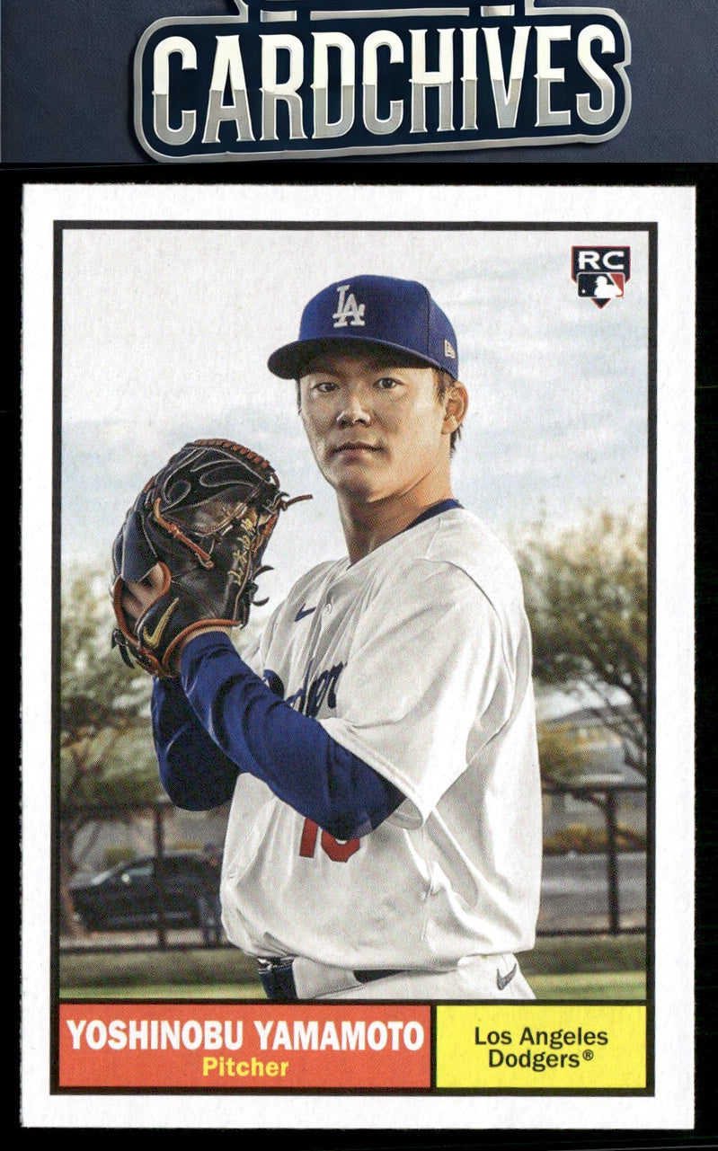 Yoshinobu Yamamoto 2024 Topps Archives #61 Rookie