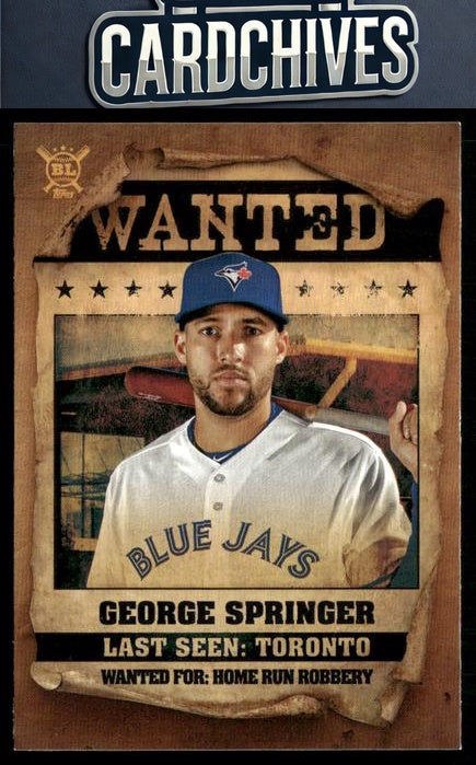 George Springer 2021 Topps Big League #WT-13 Wanted