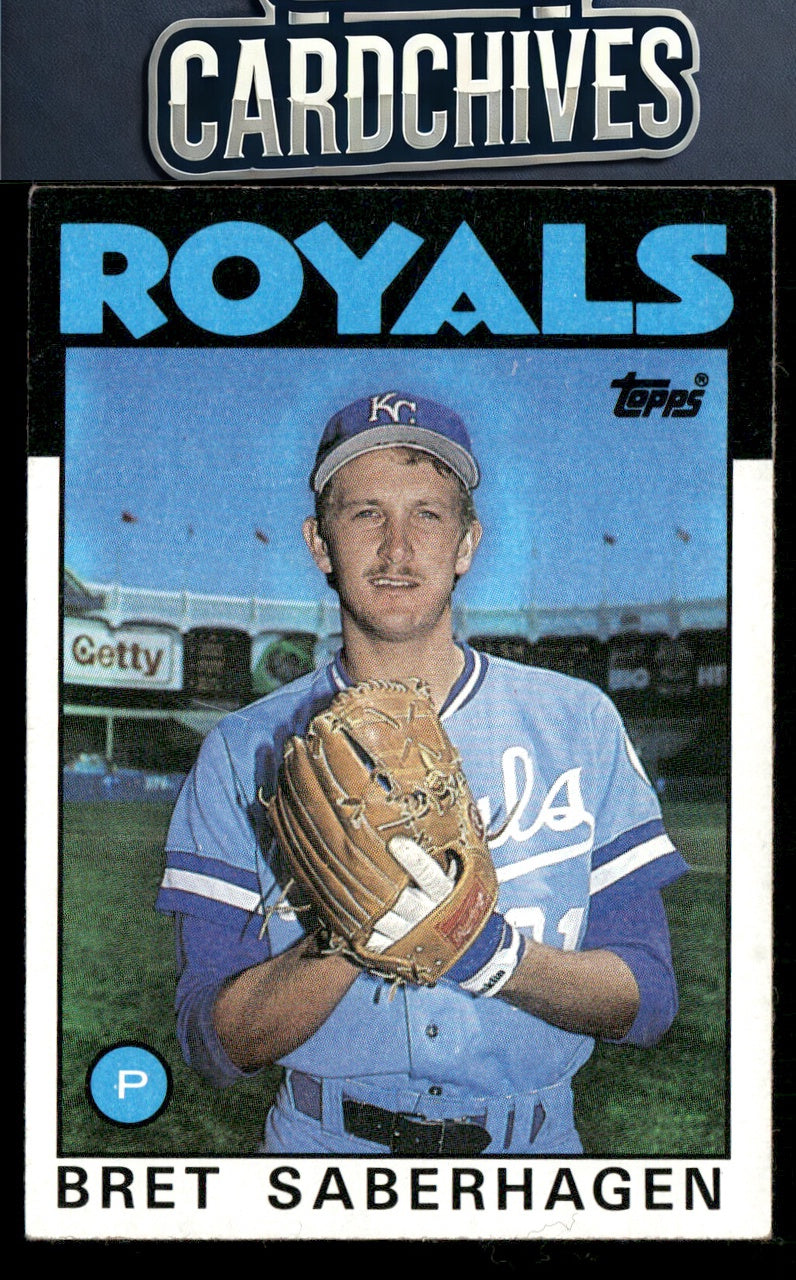 Bret Saberhagen 1986 Topps #487