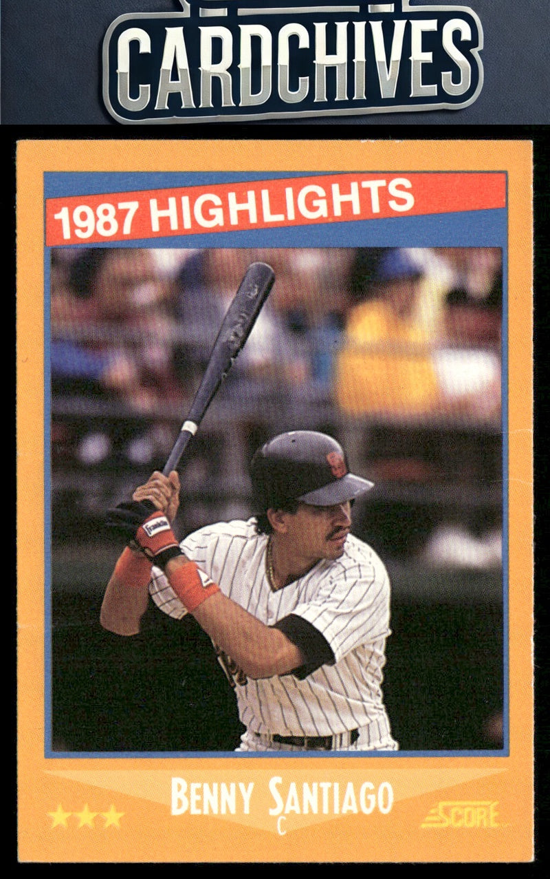 Benny Santiago 1988 Score #654