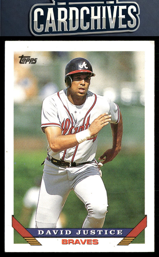 David Justice 1993 Topps #170