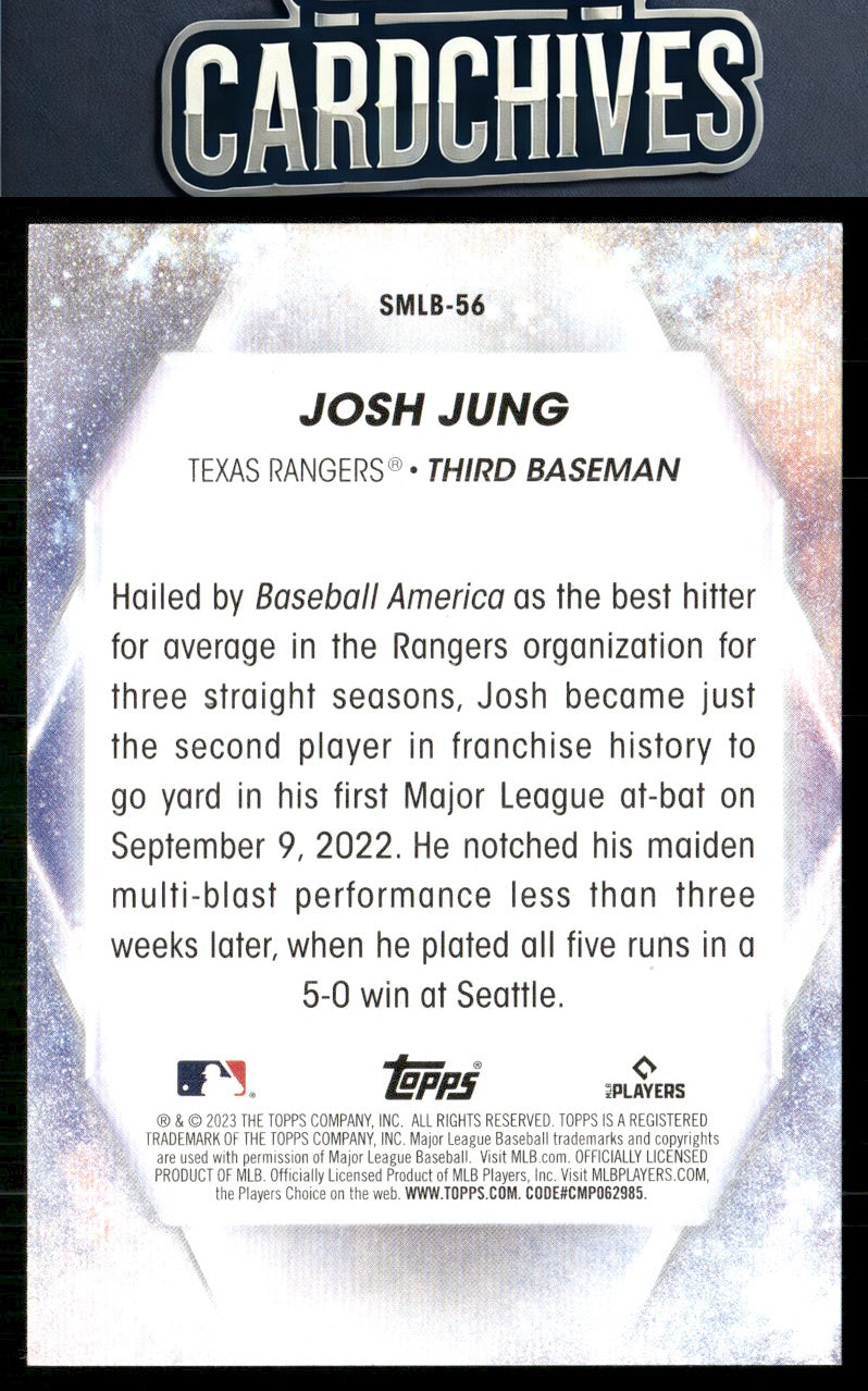 Josh Jung 2023 Topps #SMLB-56 Stars of MLB