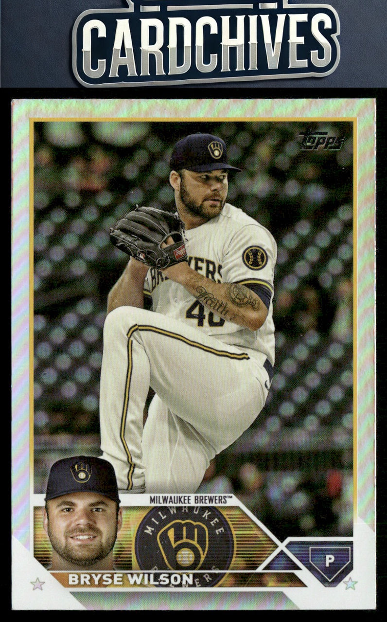 Bryse Wilson 2023 Topps #383 Rainbow Foil
