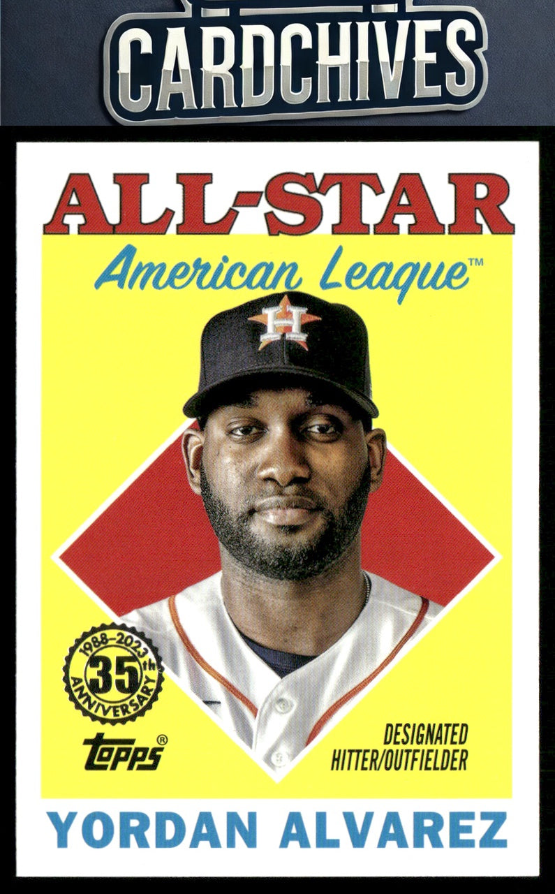 Yordan Alvarez 2023 Topps #88AS-15 1988 Topps Baseball 35th Anniversary All-Star