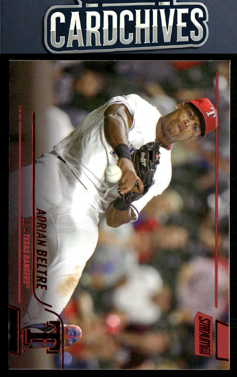Adrian Beltre 2022 Stadium Club #113 Red Foil