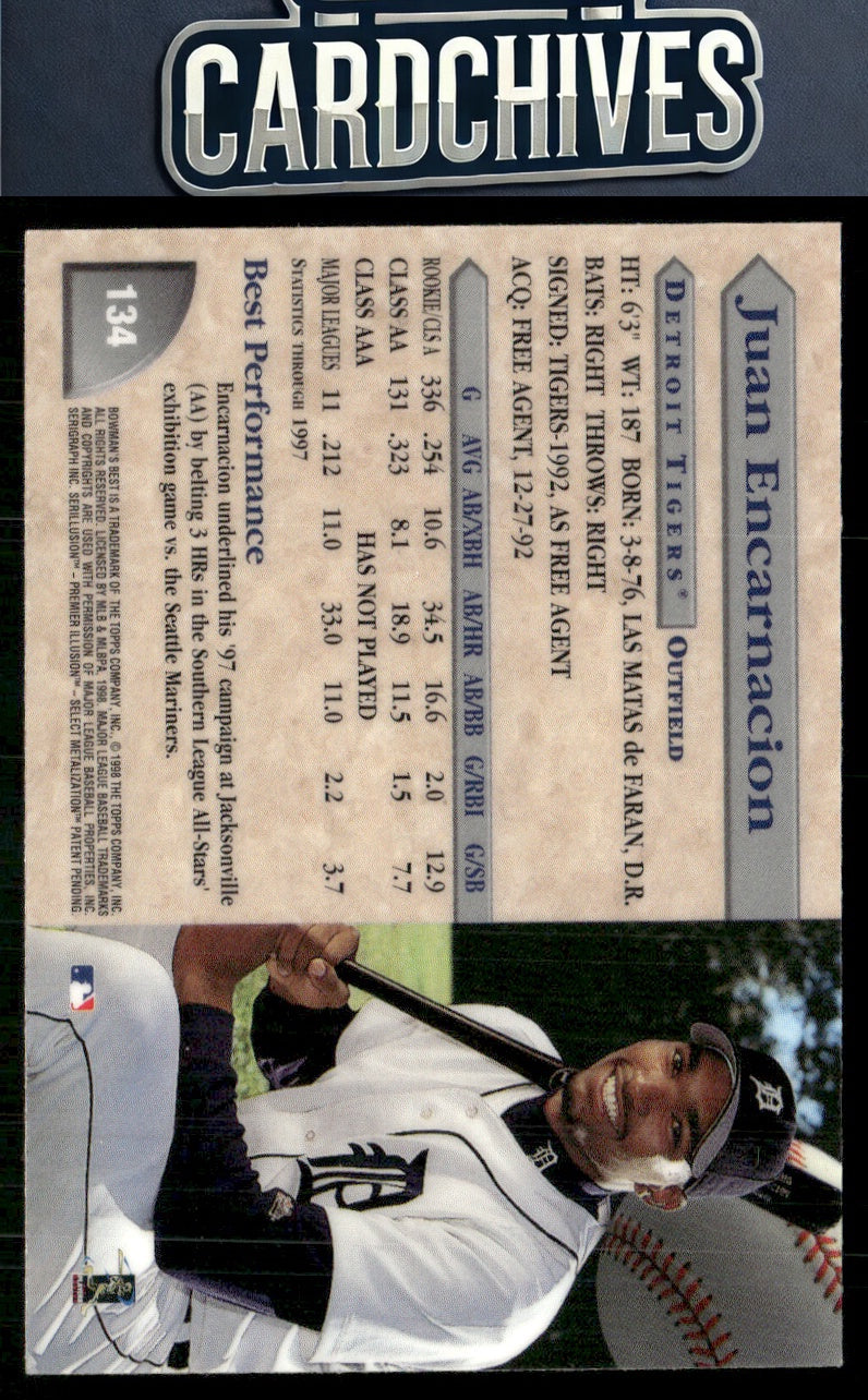 Juan Encarnacion 1998 Bowman's Best #134