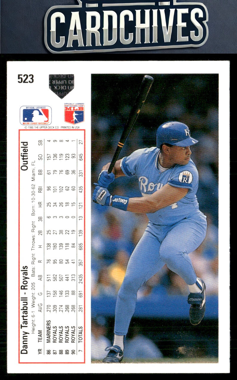 Danny Tartabull 1991 Upper Deck #523b
