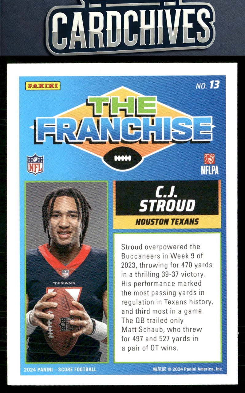 C.J. Stroud 2024 Score #13 The Franchise