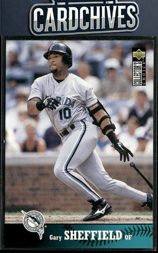 Gary Sheffield 1997 Collector's Choice Florida Marlins #FM9