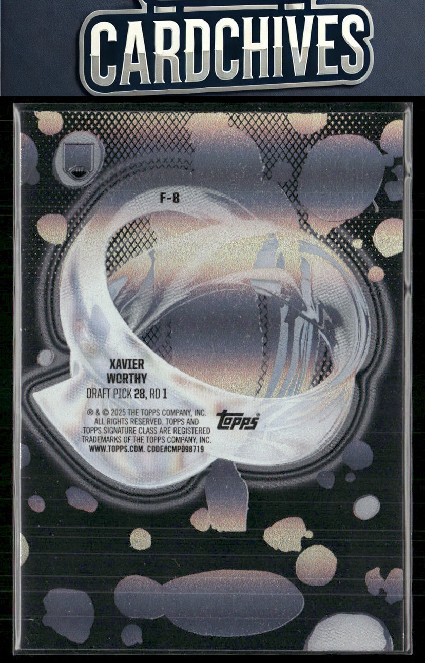 Xavier Worthy 2024 Topps Signature Class #F-8 Fluidity
