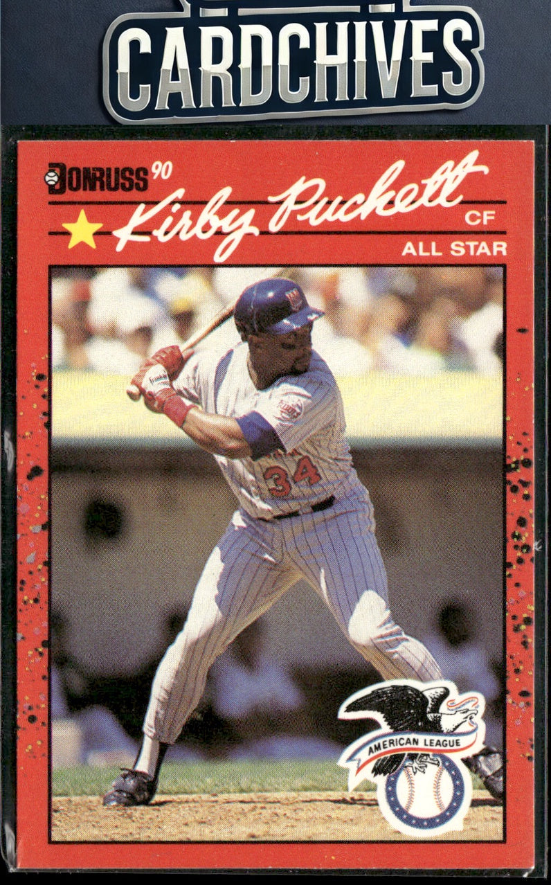 Kirby Puckett 1990 Donruss #683d