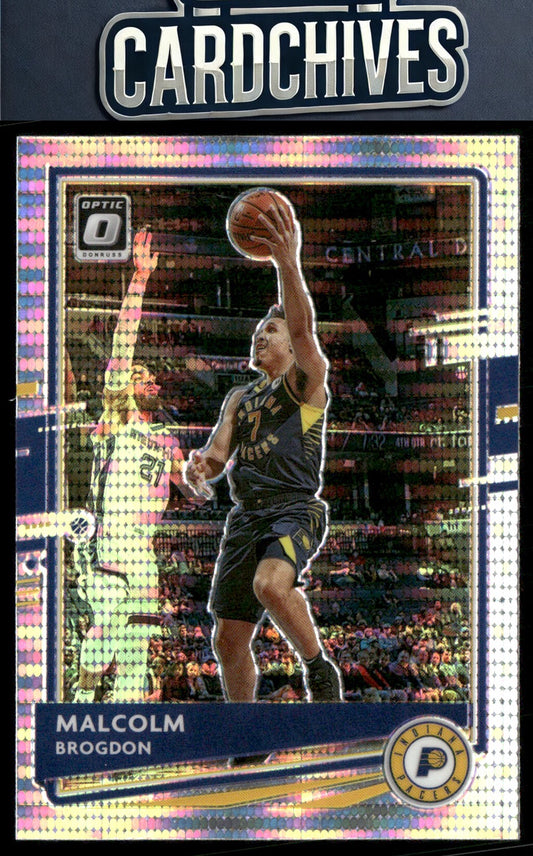 Malcolm Brogdon 2020-21 Donruss Optic #59 Silver Pulsar
