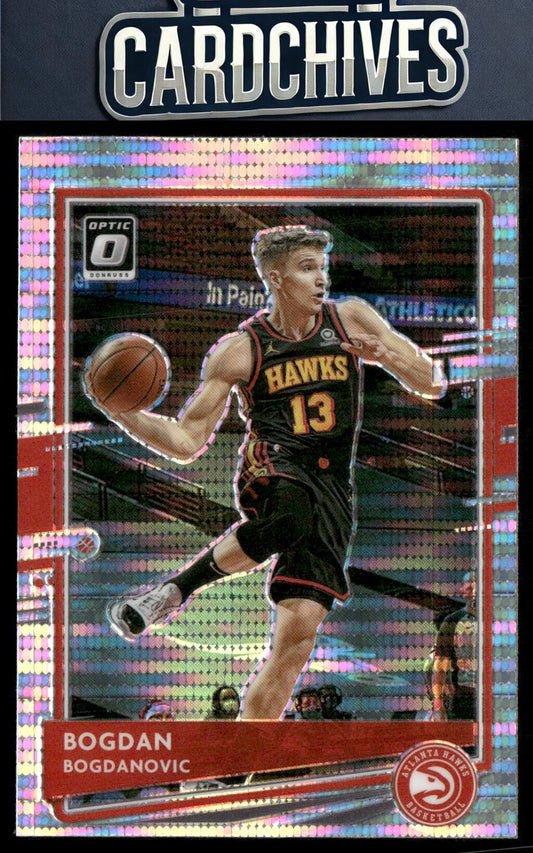 Bogdan Bogdanovic 2020-21 Donruss Optic #104 Silver Pulsar