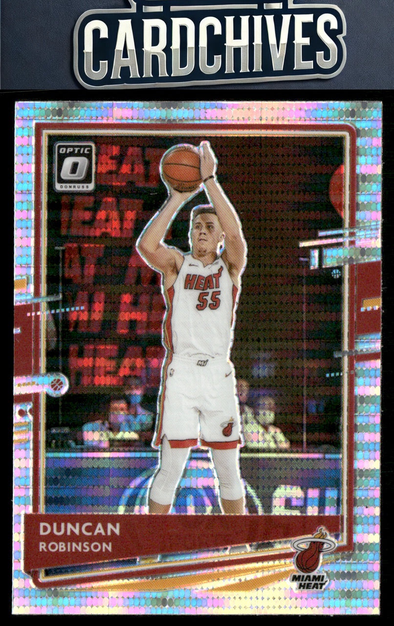 Duncan Robinson 2020-21 Donruss Optic #48 Silver Pulsar