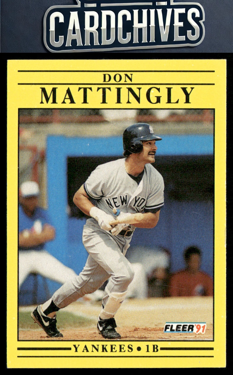 Don Mattingly 1991 Fleer #673